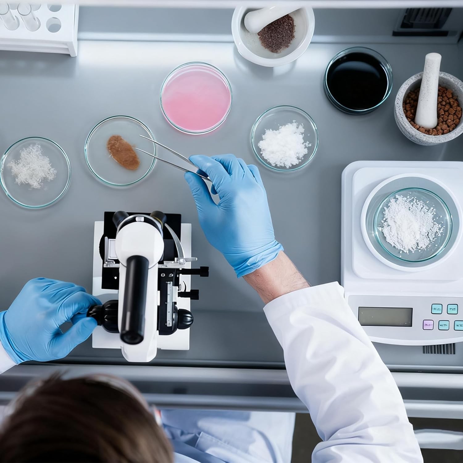 10Pcs 60mm Glass Petri Dishes with Lids Autoclavable Lab Petri Plates Reusable