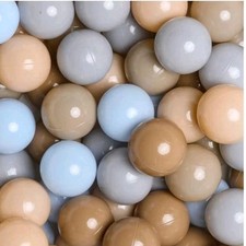 BLUE BEAR COLORS Ball Pit Balls Toddlers 100 Plastics Shape Balls Non-Phthalate