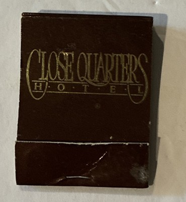 Vintage  Matchbook  Close Quarters Hotel Nashville Tennessee 10 Unstruck
