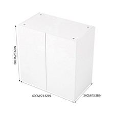 Kitchen Wall Cabinet Unit 600mm Cabinet Cupboard 2 Door Storage Wall Mounted