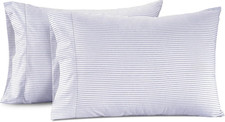 Lane Linen 100 Organic Cotton Pillow Cases Standard Size Set of 2 20"X26"