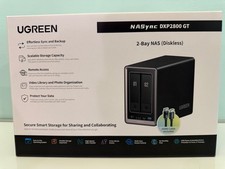 UGREEN NASync DXP2800GT 2-Bay NAS Intel N100 Quad-Core CPU 8GB RAM New & Sealed