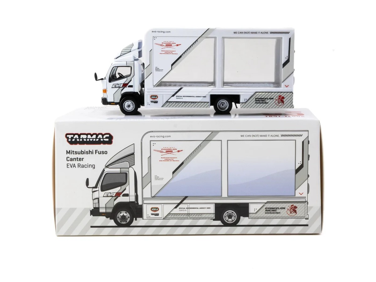 Tarmac Works ふそう Canter Eva Racing Tarmac Works 1:64 Mitsubishi Fuso Canter EVA Racing Mobile Display