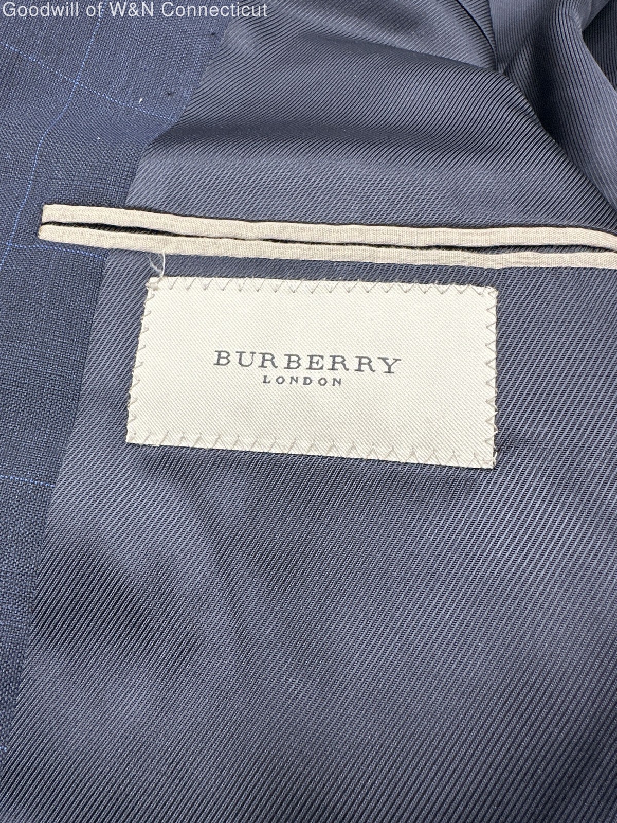 Burberry Blazer Size 36 Men Navy Basic - image 3
