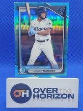 2024 Bowman Draft #BDC-133 Agustin Ramirez Chrome Sky Blue Refractor RC