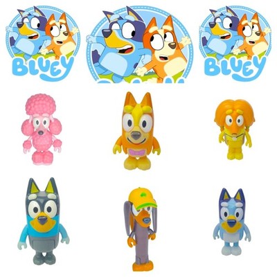 Bluey Friends Figuren Spielzeug - Bluey, Bingo & Familie Figur aussuchen