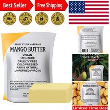 100 Pure Cold-Pressed Mango Butter 1 lb  Unrefined Natural Moisturizer