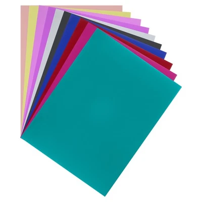 10 Feuilles de miroir, 11,7" x 8" pour papier métallisé multicolore - Photo 1/4