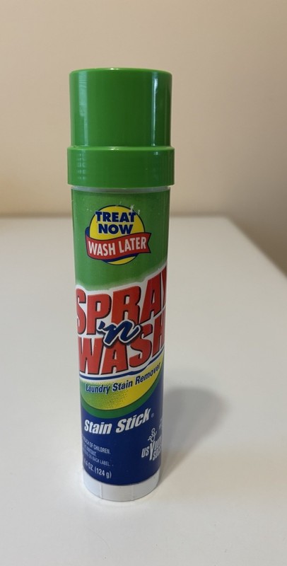 Spray ‘n Wash Laundry Stain Remover Stick 4.4 oz, Discontinued, about 75% full