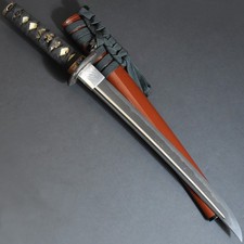 ANTIQUE NIHONTO JAPANESE KATANA SWORD WAKIZASHI KANEFUSA signed w/KOSHIRAE NR