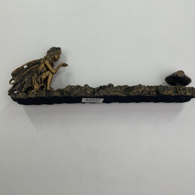 Fairy Incense Burner Mushroom Spirit Fantasy Resin Incense Burner 10 Inch