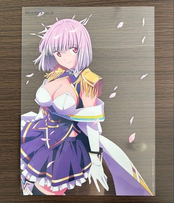 Gridman Universe A4 Clear Poster Akane Shinjo Eintrittsbonus Besucherbonus