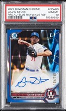 2022 BOWMAN CHROME PRSPCT AUTOS #CPAGS GAVIN STONE 105/150 PSA 10 AUTO