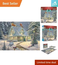 Holiday 1000-Piece Jigsaw Puzzle Featuring Midnight Delivery - Fun for All Ages
