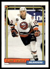 1992-93 Topps Claude Loiselle New York Islanders #338