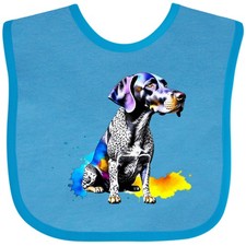 Inktastic German Shorthaired Pointer GSP Dog Baby Bib Pets Puppy Clothing Infant