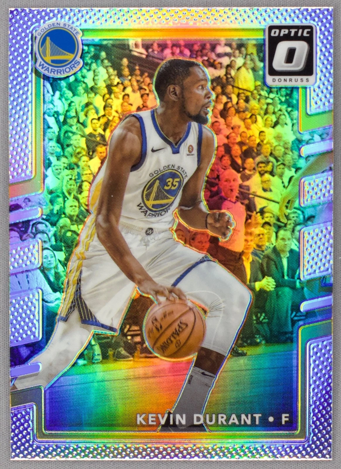 2017-18 Panini Donruss Optic - Kevin Durant #47 Holo Silver Prizm Rockets