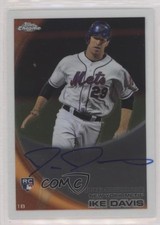 2010 Topps Chrome Rookie Auto Ike Davis #184 Auto 10qe