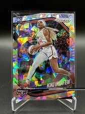 2025 Panini Prizm WNBA Kiki Iriafen RC #72 Rookie Cracked Ice Prizm