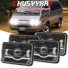 4pcs For Toyota Van 1986 1987 1988 1989 4x6 Led Headlights Hilow Beam Drl Lamp 4pcs For Toyota Van 1986 1987 1988 1989 4x6 Led Headlights Hilow Beam Drl Lamp