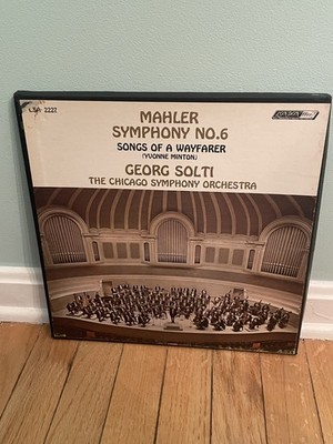 Mahler Symphony No.6 Georg Solti Chicago Symphony 2xLP Box Set Records + Booklet