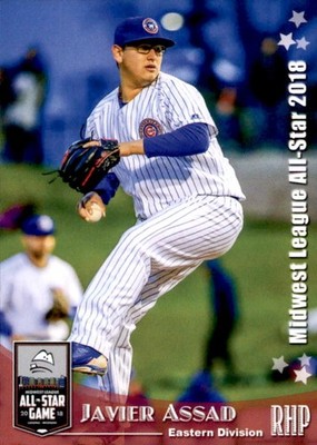 2018 Midwest League All-Star Game Eastern Division #3 Javier Assad - NM Card