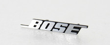 Original Replacement BOSE Logo Silver Black Metal Badge Emblem 1" Inch Speakers
