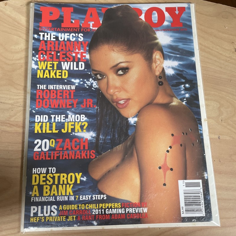 Playboy Magazine November 2010 Arianny Celeste Cover