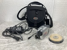 Sony Handycam DCR-DVD105 DVD Camcorder 20x With Carry Case and Discs Power Cord