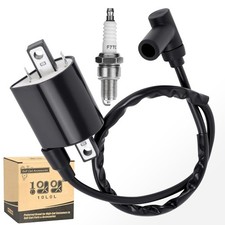 Yamaha Golf Cart Ignition Coil Spark Plug Kit G2 G5 G8 G9 G11 G14 R Yamaha