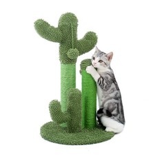 Cat Scratching Post Cactus Cat Scratcher Featuring with 3 Scratching Poles and D