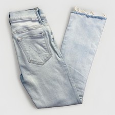 MOTHER Jeans Womens 24 x 25 The Insider Crop Step Fray Sexico Mexico Denim