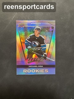 2025 26 MVP Rookies Silver Script Auto #271 Michael Misa NHL Hockey Card