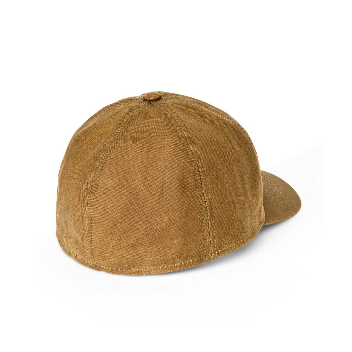 Filson Insulated Tin Cloth Cap Made in USA Khaki Dark Tan Waxed