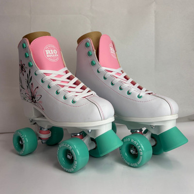 Rio Roller Artist Floral Roller Skates Factory 2nd - NEW FREE SHIPPING AUS