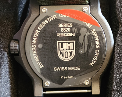 【ルミ】 Luminox XL.8826.MI Black Dial 8820 Recon Point Men's Quartz Watch