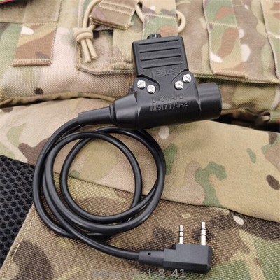 TCA Nexus U94 Kenwood Connector PTT Black Push To Talk PRC 148 152 Radio