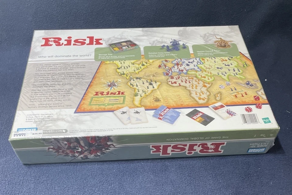 NEW - Risk 2003 Parker Brothers Global Domination Board Game - Image 3 of 3