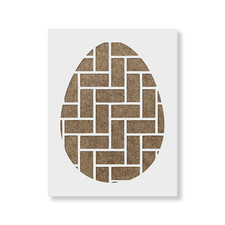 Easter Egg Blocks Stencil - Durable  Reusable Mylar Stencils