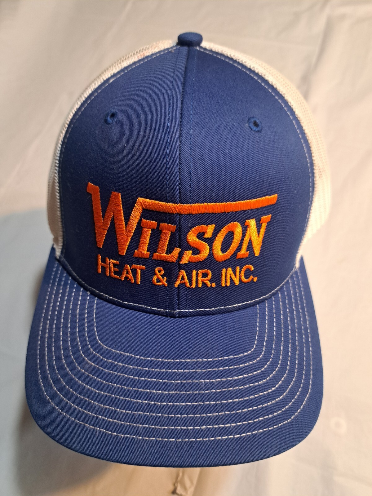 Snapback Mesh Back Blue White