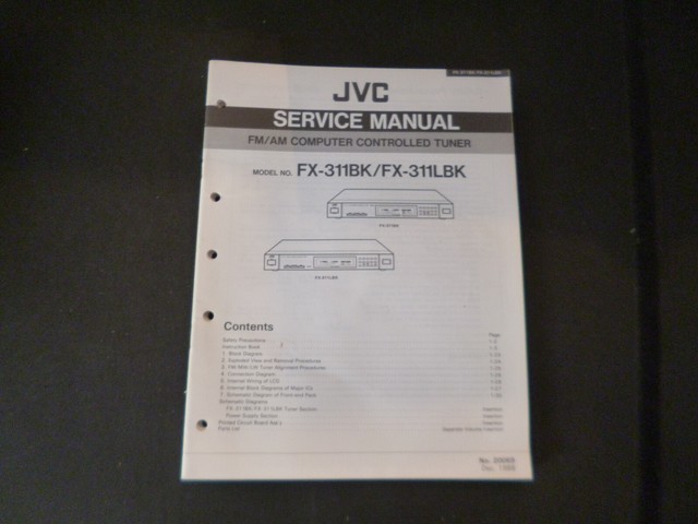 Schema manuale di assistenza originale JVC FX-311BK/FX-311LBK- Schema manuale di assistenza originale JVC FX-311BK/FX-311LBK-