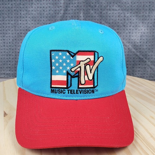 MTV Music Television Royal Blue Cap One Size Strap Back - Picture 2 of 10