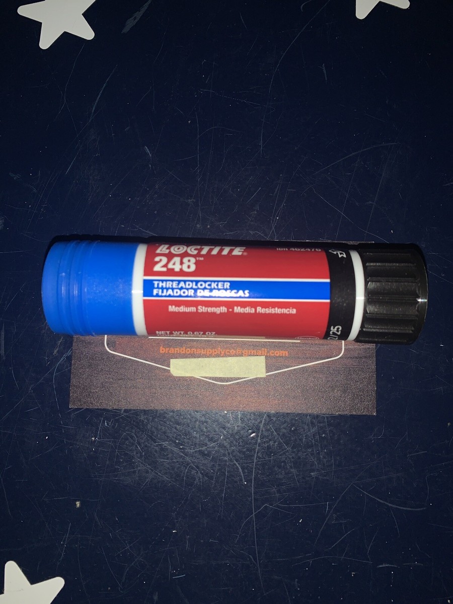 19g BIG Loctite 248 Medium Strength Thread Locker .67oz 37087
