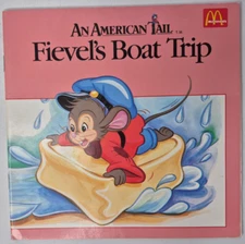 1986 McDonald's An American Tail Story Book-Fievel's Boat Trip