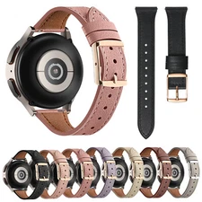 22 20mm Watch Strap Steel Buckle Stitching Genuine Leather Watch Bands Bracelet