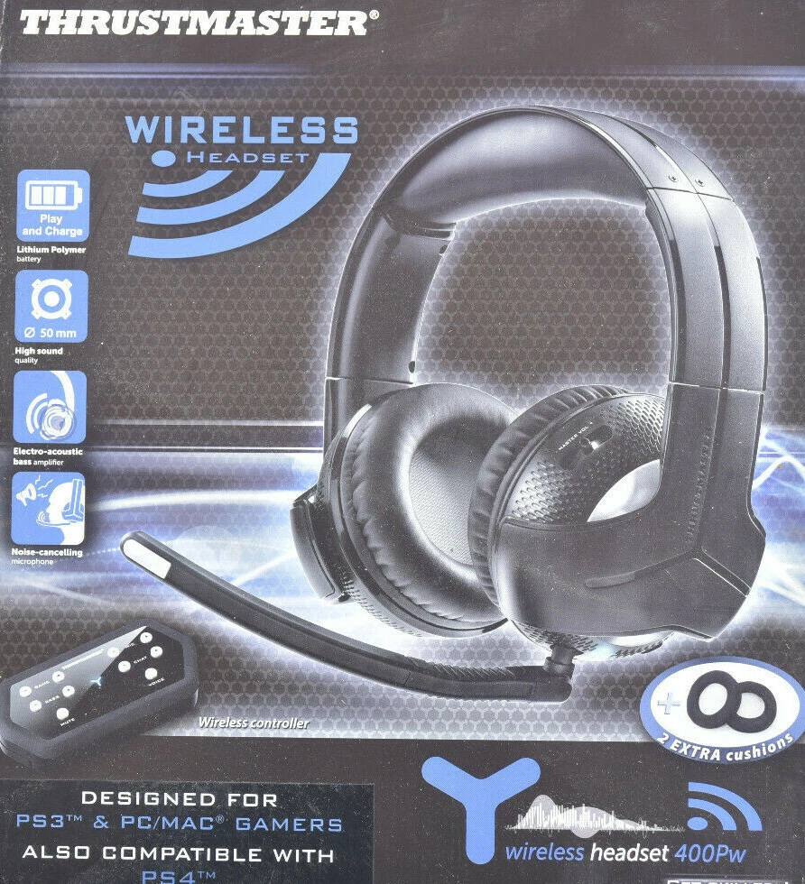 Thrustmaster Y 400P Wireless Stereo Gaming Headset PC PS5 PS4