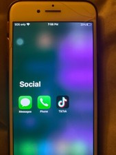 Apple iPhone with TikTok downloaded