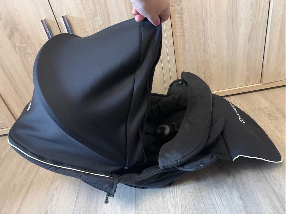 Neuer Stoffbezug für Concord Neo Sitzeinheit Buggy Sportwagen schwarz - Bild 2 von 2