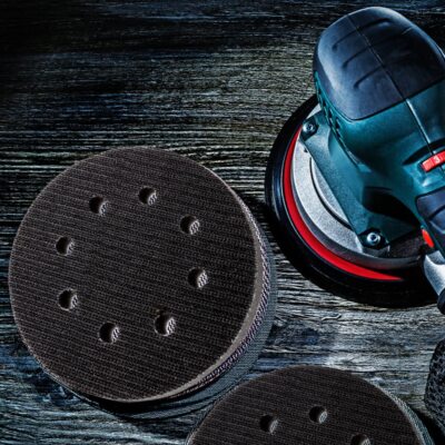 Foam Sanding Pads For Orbital Sander 5-Pack 90×65 Mm Foam Interface Pads - Hook & Loop Buffer Pads Milwaukee Orbital Sander