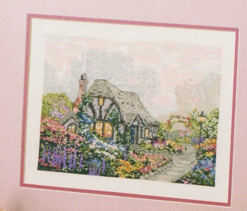 Cross Stitch Chandler's Cottage Book 1 Thomas Kinkade OOP VTG Pattern - Picture 2 of 3